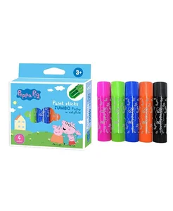 Farby w sztyfcie okrągłe Jumbo Peppa Pig 4 kolory Farby w sztyfcie okrągłe Jumbo Peppa Pig 4 kolory