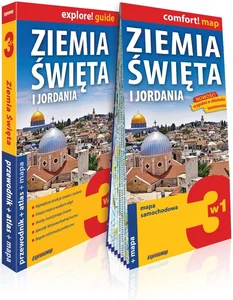Ziemia Święta i Jordania 3w1: przewodnik + atlas + mapa