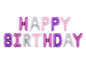 Balon foliowy Happy Birthday 340x35cm Balon foliowy Happy Birthday 340x35cm