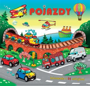 Pojazdy Kolorowanka z 24 naklejkami Pojazdy Kolorowanka z 24 naklejkami