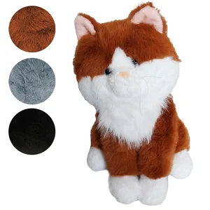 Kot pluszowy siedzący 35cm mix Kot pluszowy siedzący 35cm mix