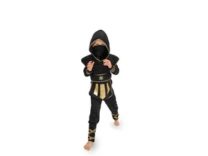 Strój Ninja czarny rozm. 96-116cm Strój Ninja czarny rozm. 96-116cm
