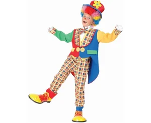 Strój dla dzieci kolorowy klaun rozm 120/130cm Strój dla dzieci kolorowy klaun rozm 120/130cm