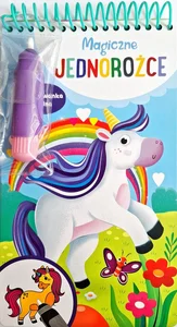 Magiczne jednorożce Kolorowanka wodna Magiczne jednorożce Kolorowanka wodna