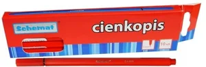 Cienkopis 0,4mm czerwony (10szt) Cienkopis 0,4mm czerwony (10szt)