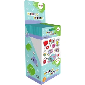 Display naklejki 3D Puffy 50 sztuk Happy Color Display naklejki 3D Puffy 50 sztuk Happy Color