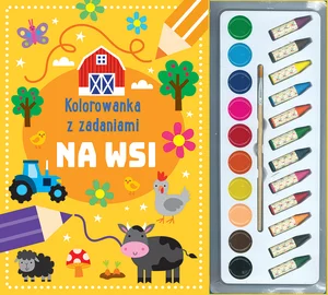 Kolorowanka z zadaniami Na wsi