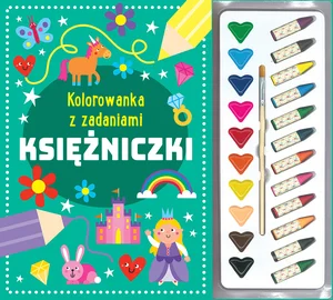 Kolorowanka z zadaniami Księżniczki