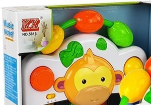Pianinko z małpką z dźwiękiem i światłem Pianinko z małpką z dźwiękiem i światłem