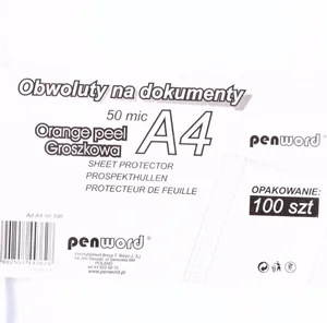 Obwoluta A4 50 mic groszkowa 100szt