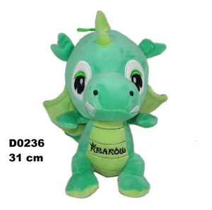 Smok "Kraków" ciemny zielony 31cm