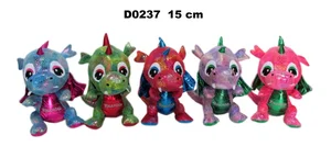 Smok "Kraków" błyszczący 15cm MIX Smok "Kraków" błyszczący 15cm MIX