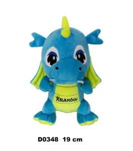 Smok "Kraków" błękitny żółty 19cm Smok "Kraków" błękitny żółty 19cm