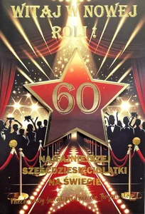 Karnet Urodziny 60 4K Karnet Urodziny 60 4K