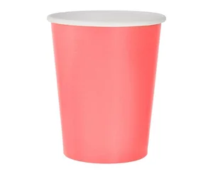Kubeczki papierowe różowe 250ml 14szt Kubeczki papierowe różowe 250ml 14szt