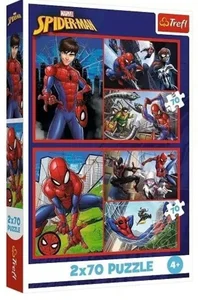 Puzzle Marvel Pajęcze historie 2 x 70