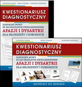 Kwestionariusz diagnostyczny zaburzeń mowy ze szczególnym uwzględnieniem afazji i dysartrii dla młodzieży i dorosłych Komplet