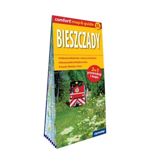 Bieszczady laminowany map&guide 2w1 przewodnik i mapa