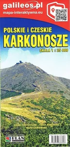 Mapa turystyczna - Polskie i czeskie Karokonosze
