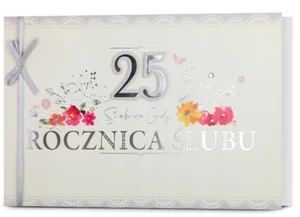Karnet B6 Rocznica ślubu 25