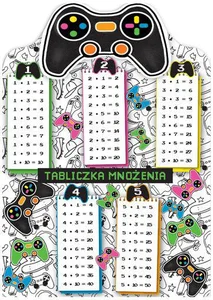 Karta EDU A5 Tabliczka Mnożenia PAD Karta EDU A5 Tabliczka Mnożenia PAD