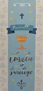 Karnet Chrzest chłopiec