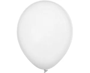 Balony Decomex pastel White 100szt Balony Decomex pastel White 100szt