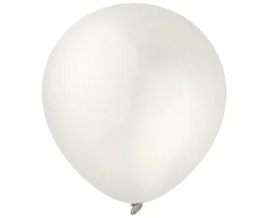 Balony Decomex metallic Pearl White 100szt