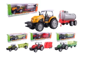 Traktor z przyczepą mix