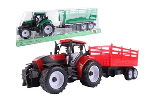 Traktor z przyczepą burtową mix Traktor z przyczepą burtową mix