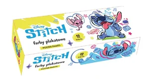 Farby plakatowe 12 kolorów Stitch Farby plakatowe 12 kolorów Stitch