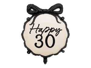Balon foliowy pastylka Happy 30 47,5x45cm
