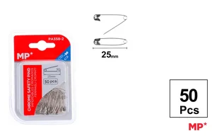 Agrafki MP srebrne 25mm 50 sztuk Agrafki MP srebrne 25mm 50 sztuk
