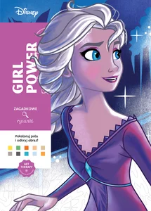 Art therapy Kolorowanka antystresowa Disney. Girl power Zagadkowe rysunki