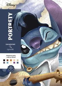 Art therapy Kolorowanka antystresowa Disney Portrety Zagadkowe rysunki