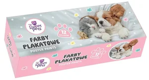 Farby plakatowe The Sweet Pets 20ml 12 kolorów Farby plakatowe The Sweet Pets 20ml 12 kolorów