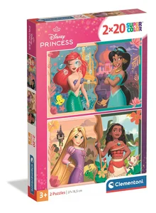 Puzzle 2x20 Super kolor Princess 24092 Puzzle 2x20 Super kolor Princess 24092