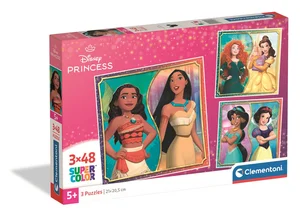 Puzzle 3x48 Super kolor Princess Puzzle 3x48 Super kolor Princess