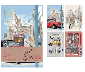 Notatnik A5/96K linia na gumkę MIX Notatnik A5/96K linia na gumkę MIX