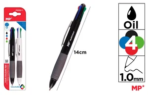 Długopis olejowy 1.0mm 2szt