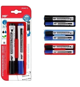 Markery do tablic 2,0/3,0mm z gąbką MIX Markery do tablic 2,0/3,0mm z gąbką MIX