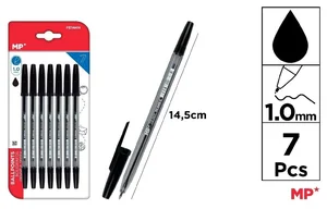 Długopis czarny 1.0mm 7szt Długopis czarny 1.0mm 7szt
