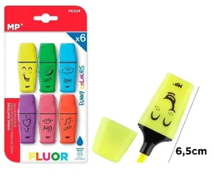 Zakreślacz fluorescencyjny mini 6szt