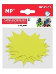 Etykiety cenowe fluorescencyjne żółte 100x65mm Etykiety cenowe fluorescencyjne żółte 100x65mm