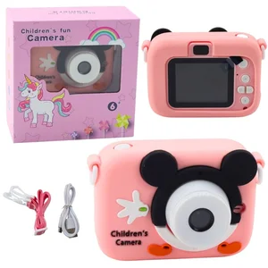 Aparat cyfrowy 48Mpx HD 1080P Myszka różowy Aparat cyfrowy 48Mpx HD 1080P Myszka różowy