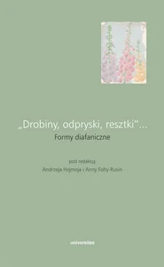„Drobiny, odpryski, resztki”... Formy diafaniczne „Drobiny, odpryski, resztki”... Formy diafaniczne