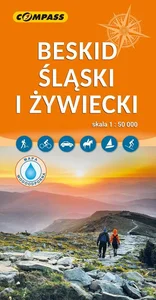 Beskid Śląski i Żywiecki mapa laminowana