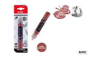 Farba strukturalna 3D miedziany metalizowany 30ml Farba strukturalna 3D miedziany metalizowany 30ml