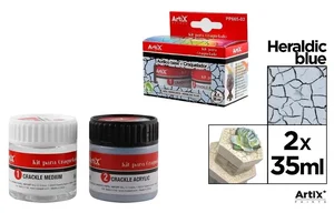Farba akrylowa turkusowa 35ml + środek tworzący Farba akrylowa turkusowa 35ml + środek tworzący