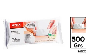 Glina naturalna utwardzalna 500g biała Glina naturalna utwardzalna 500g biała